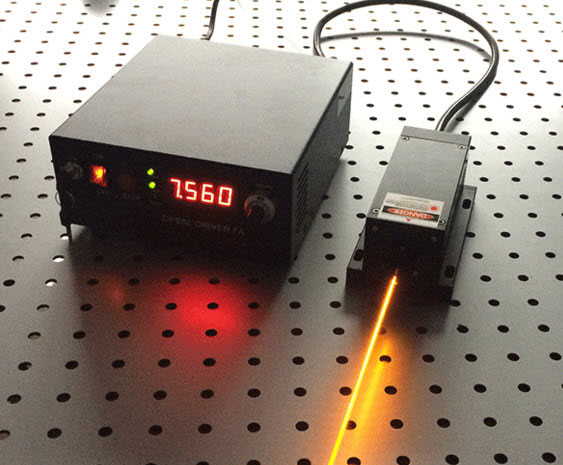 589nm 300mW~400mW Yellow dpss laser CW Laser with Analog/TTL Modulación
